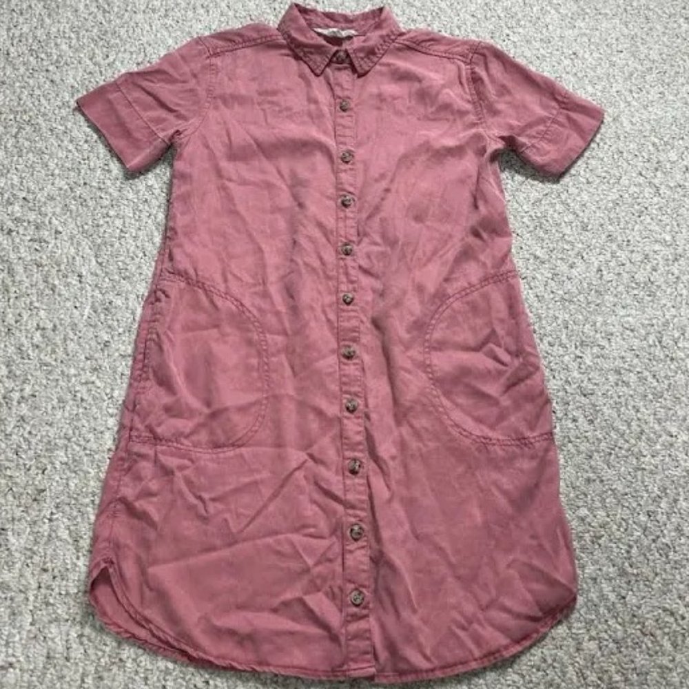 Lucky Brand Button Up T-Shirt Dress